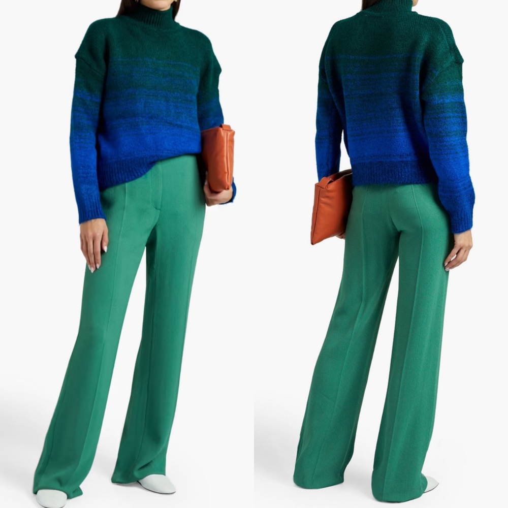 VICTORIA BECKHAM Dégradé knitted turtleneck sweater